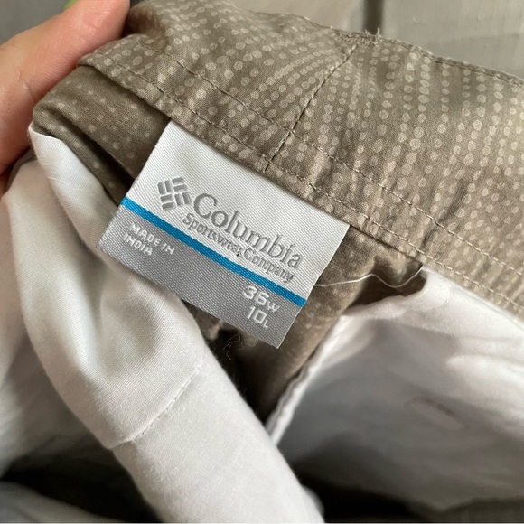 Columbia Men’s Regular Fit Shorts 36x10 beige dots - Picture 6 of 7